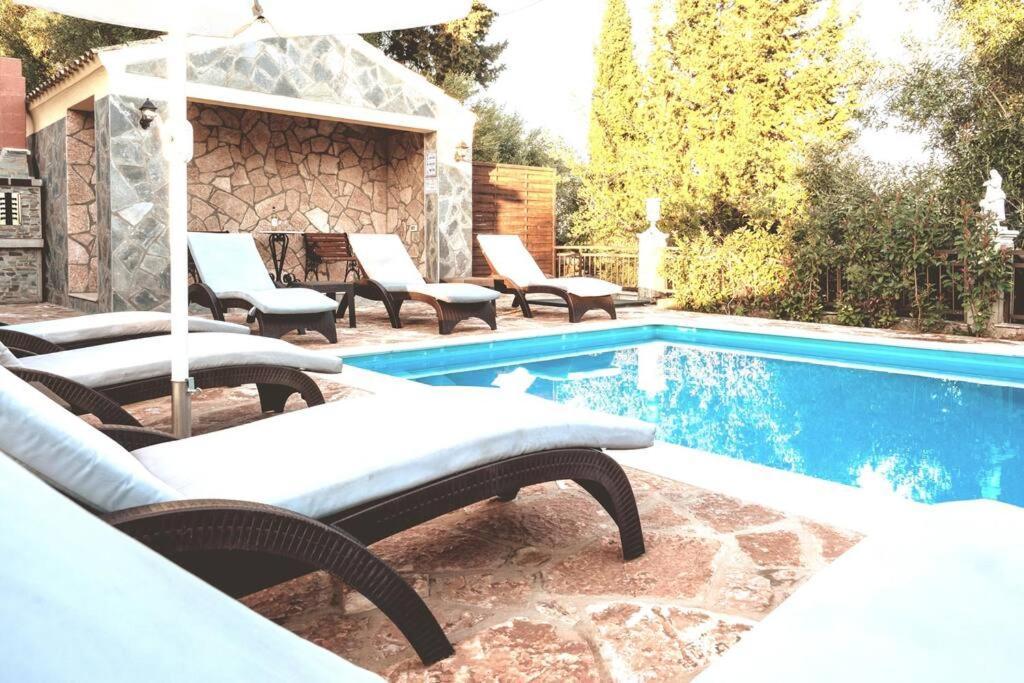 Poli House Family Villa W/ Pool Corfu (city) Exterior foto